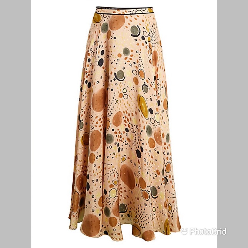 Lafayette 148 size 6 Ambria Silk Skirt In Macaroon